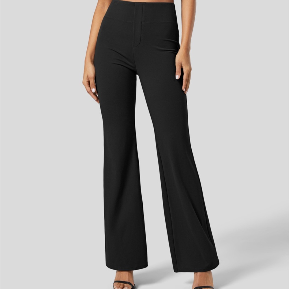 HALARA High Waisted Black Slight Fare Work Pants